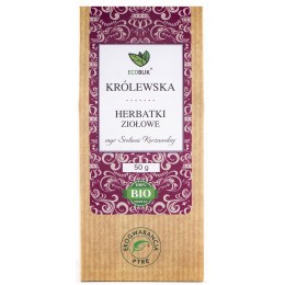 Królewska herbatka ziołowa to kompozycja aromatycznych ziół