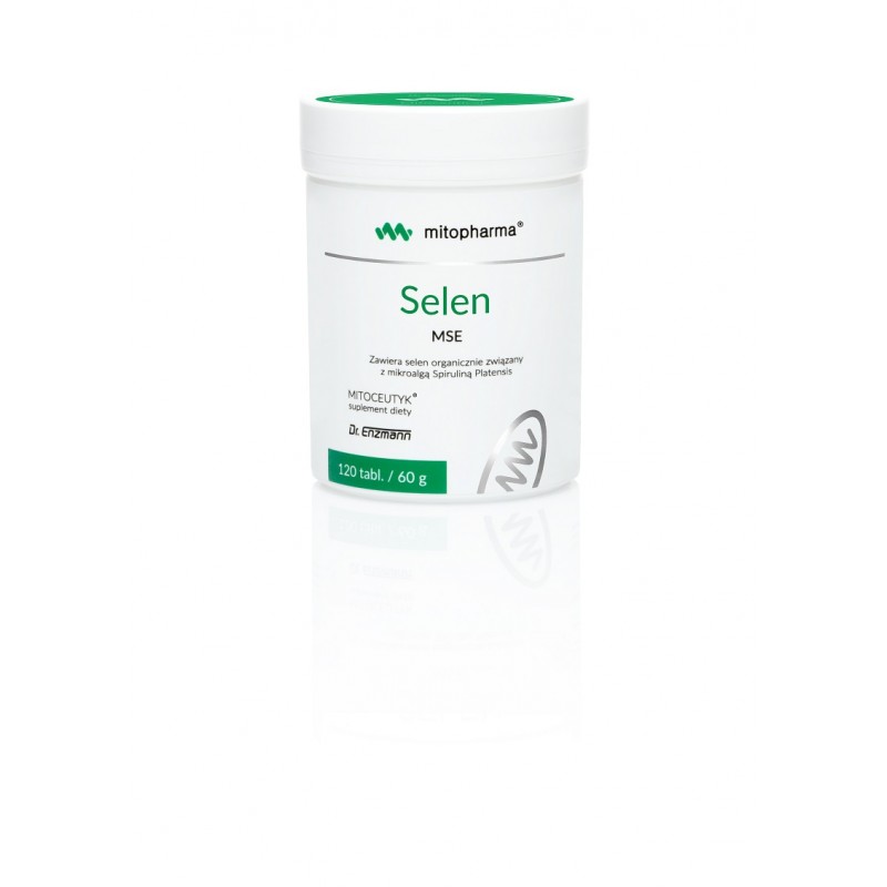 Selen MSE 120 kaps. MitoPharma selen organicznie związany z mikroalgą Spiruliną Platensis