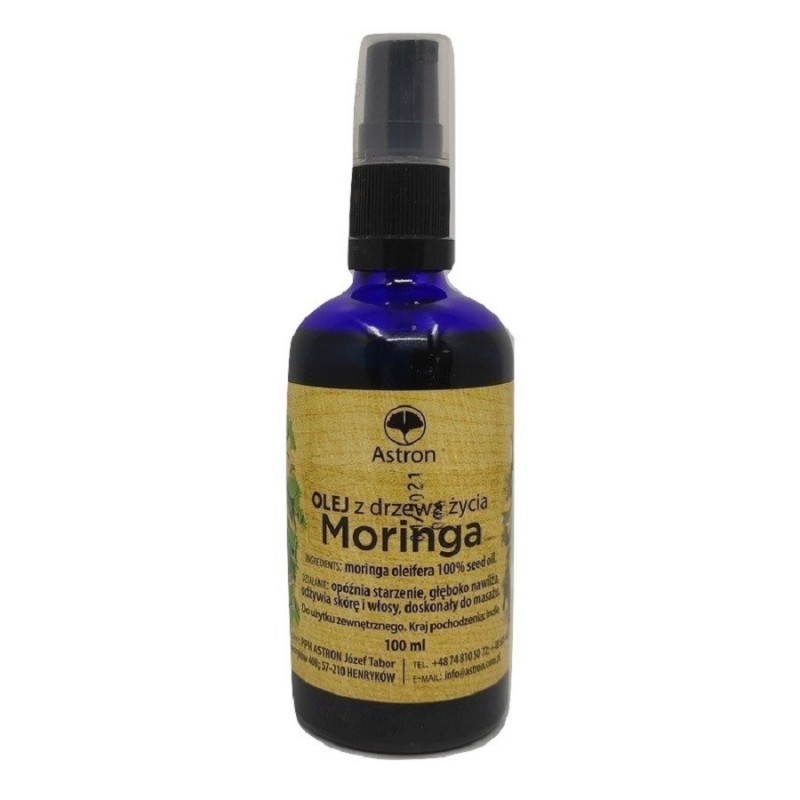 Olej z Moringi 100 ml Olej z drzewa życia Moringa