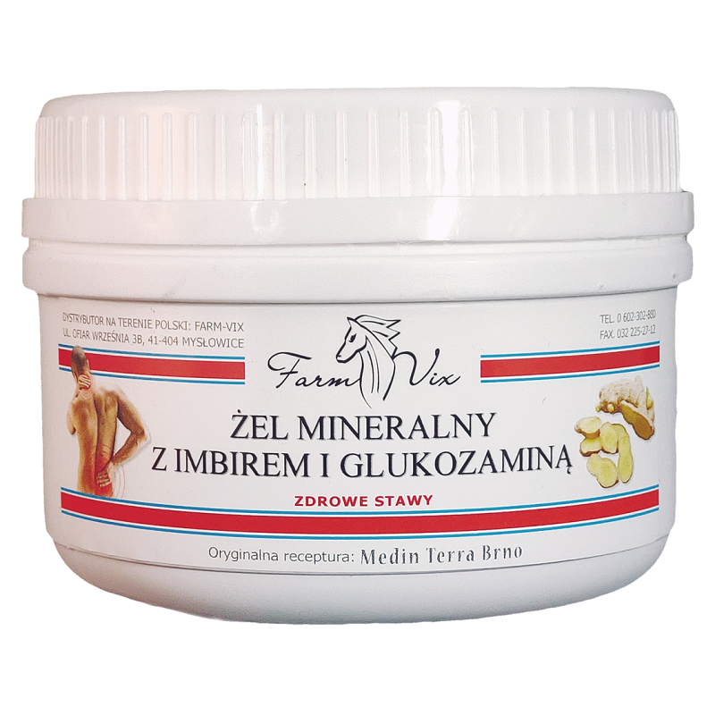 Żel Mineralny z Imbirem i Glukozaminą 350g