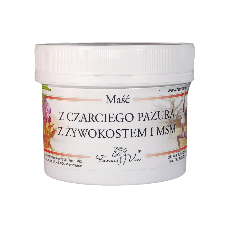 Maść czarci pazur z żywokostem i msm 150 ml