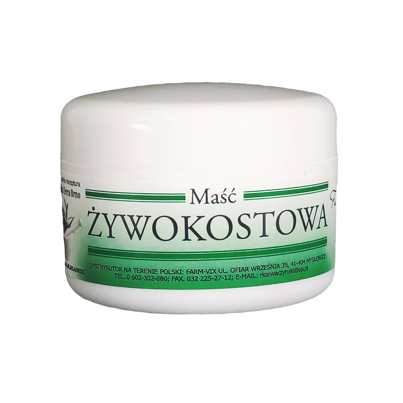 Maść żywokostowa 50ml FarmVix Żywokost lekarski  Diabelski czarci pazur Petrolatum Symphytum Officinale