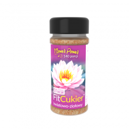 FitCukier kwiatowo-ziołowy 70g Flower Power niskokaloryczna słodycz 140 porcji
