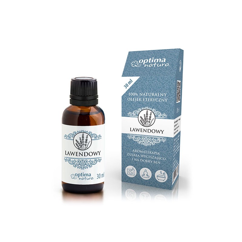 Naturalny olejek eteryczny lawendowy 30 ml Optima Natura
