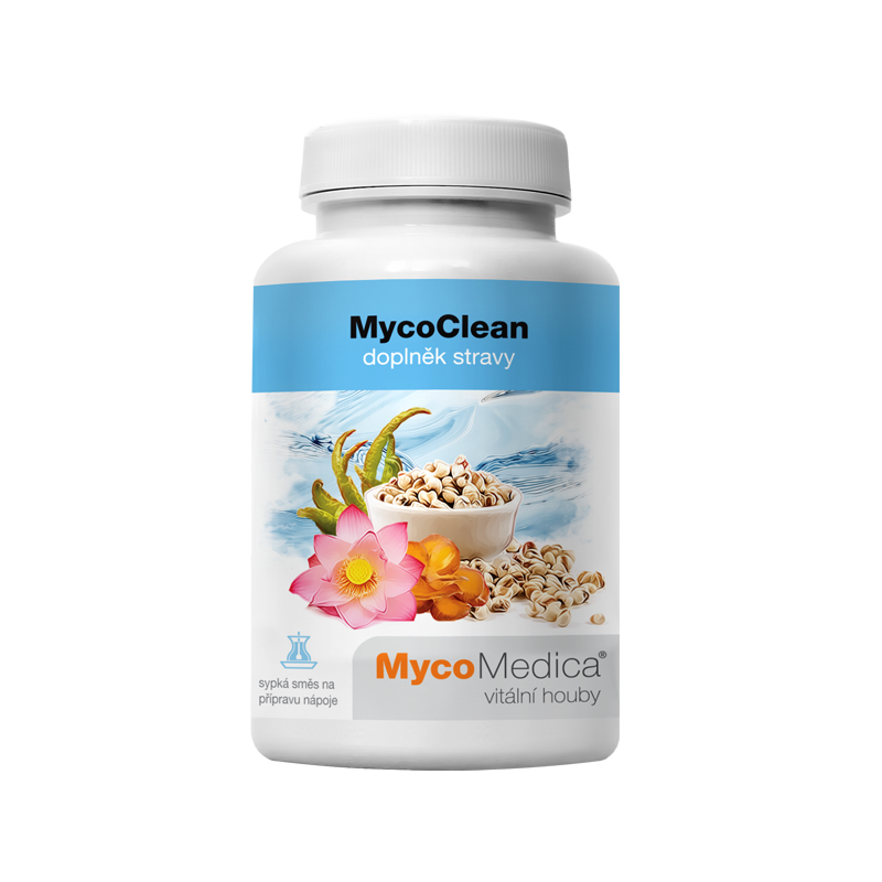 MycoClean 99g Mycomedica łzawnica nasiona lotosu orzechodajnego Fo Shou Maitake