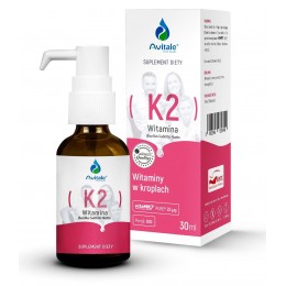 Avitale Witamina K2 FORTE - 50 mcg - 30ml Medicaline VitaMK7 PURE