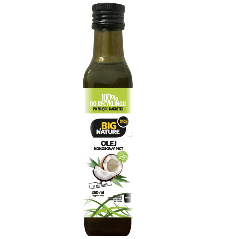 Olej kokosowy MCT 250ml Big Nature Medium Chain Triglicerydes