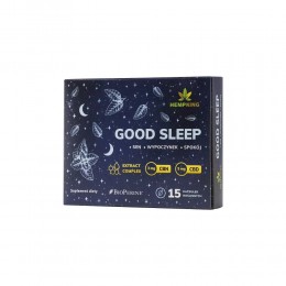 Good sleep 15 kaps. HempKing cbn cbd bioperine cbn cbd melatonina kozłek lawenda