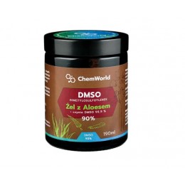 Żel DMSO 90% z aloesem 190ml ChemWorld dimetylosulfotlenek