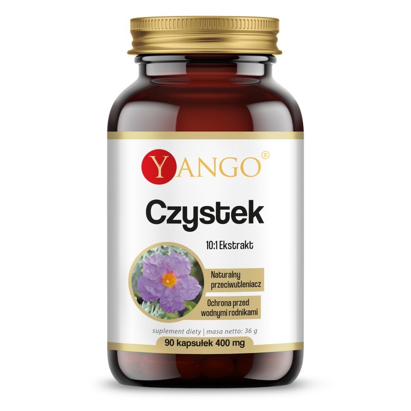 Czystek 90 kaps. Yango czystek kreteński Cistus creticus