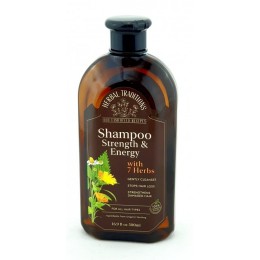 Szampon do włosów z 7 ziołami 500ml herbal traditions Elevita szampon wzmacniający i stymulujący wzrost włosów