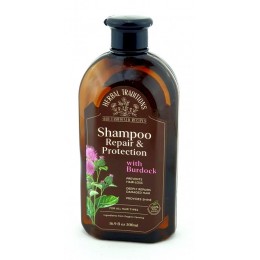 Szampon do włosów z łopianem 500ml herbal traditions Elevita szampon regenerujący i ochronny