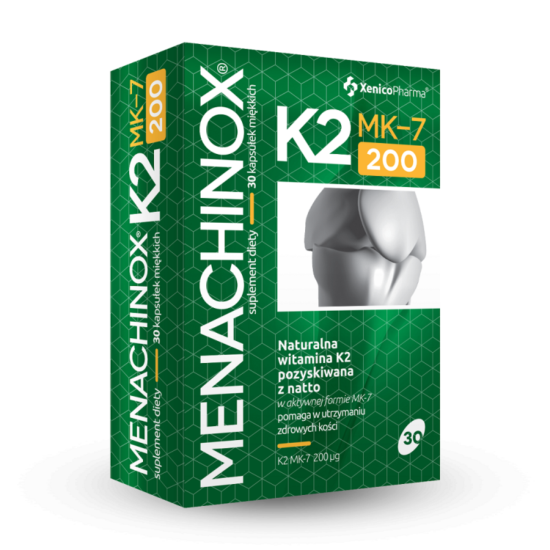 Mebachinox Witamina K2 MK-7 200 - 30 kaps. Xenico Pharma menachinon 7
