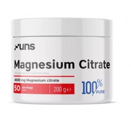 Magnesium Citrate Anhydrous 200g UNS cytrynian magnezu sole magnezowe kwasu cytrynowego magnez