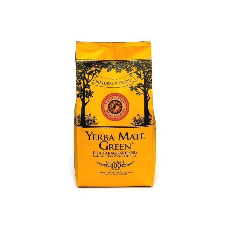 Yerba Mate Green PAPAJA GUARANA 400g herbata yerba mate Ilex paraguariensis