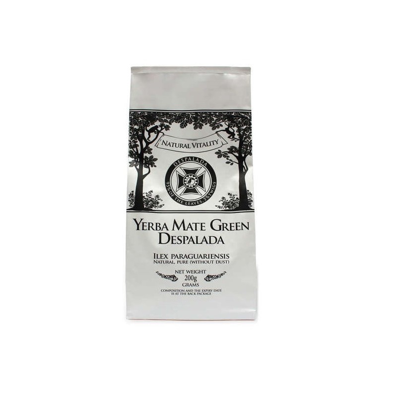 Yerba Mate green DESPALADA 200g Yerba Ilex paraguariensis