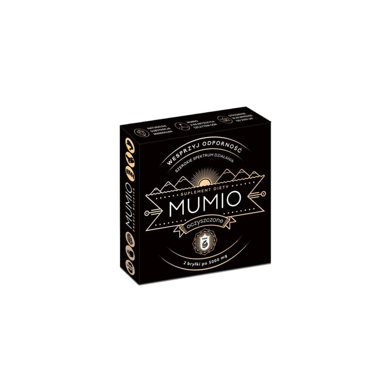 Mumio oczyszczone  (Shilajit) - suplement diety 60tab x 0,2g