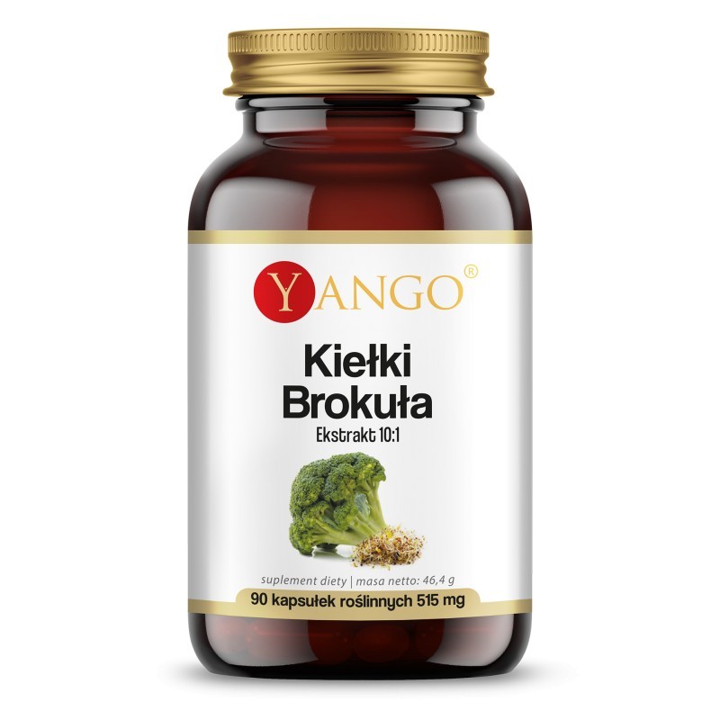 Kiełki brokuła 90 kapsułek Yango Brassica oleracea italica