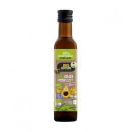 Olej bio Omega 3-6-9 250ml Big Nature olej tłoczony na zimno olej rzepakowy olej słonecznikowy olej lniany olej z wiesiołka