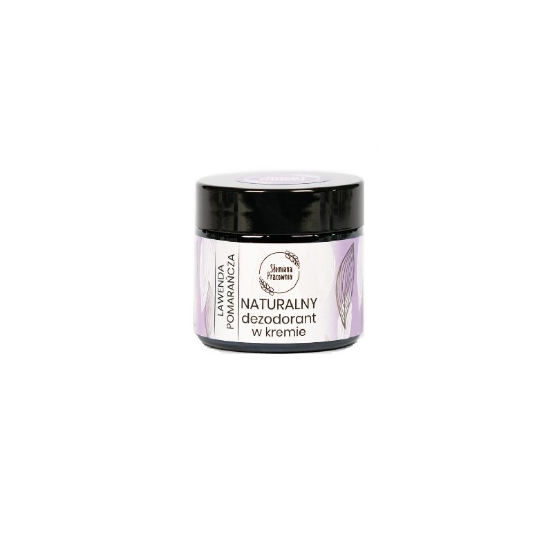 Dezodorant w kremie LAWENDA POMARAŃCZA 50ml Słomiana Pracownia naturalny dezodorant