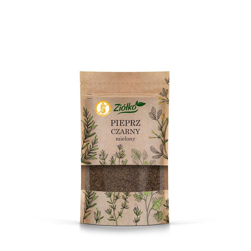 Pieprz czarny mielony 60g Ziółko Piper nigrum