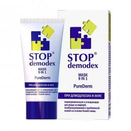 Stop demodex Maska do twarzy 9 in 1 - 50ml