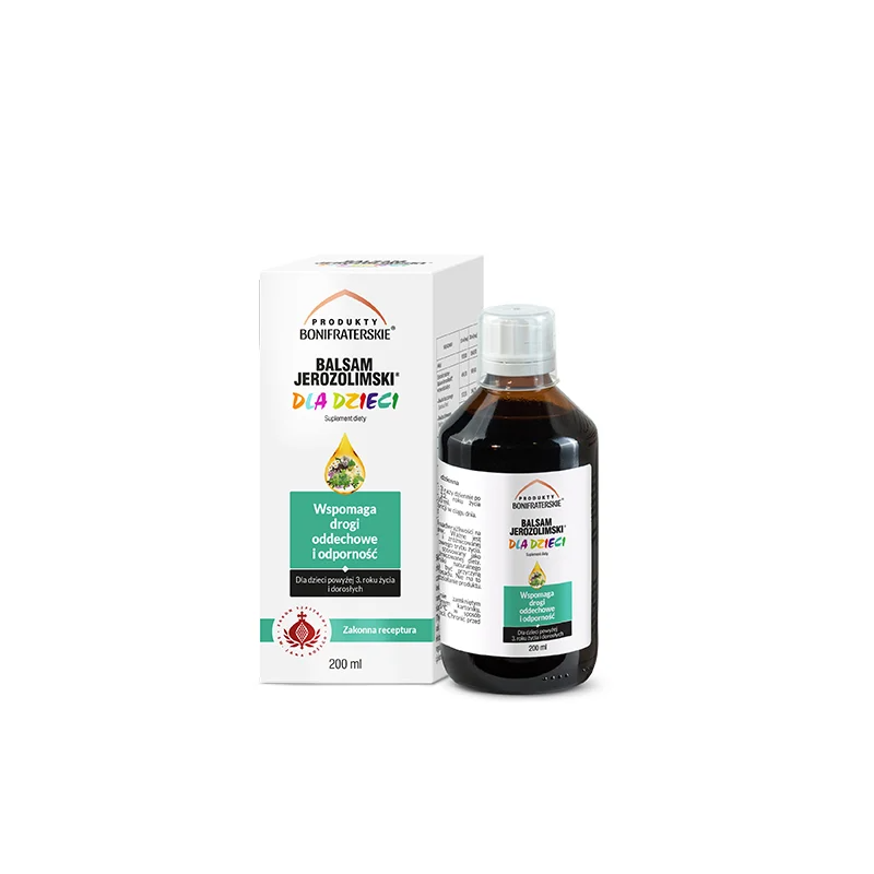 Balsam Jerozolimski dla dzieci 200ml Produkty Bonifraterskie