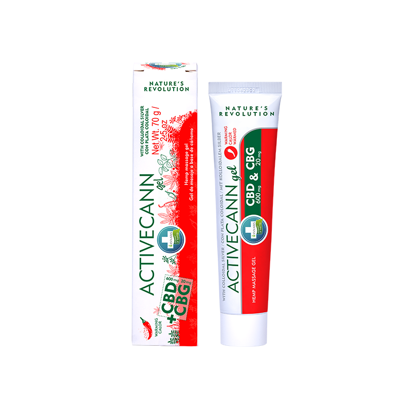 Activecann Żel konopny rozgrzewający do masażu z CBD CBG 75ml Annabis kapsaicyna