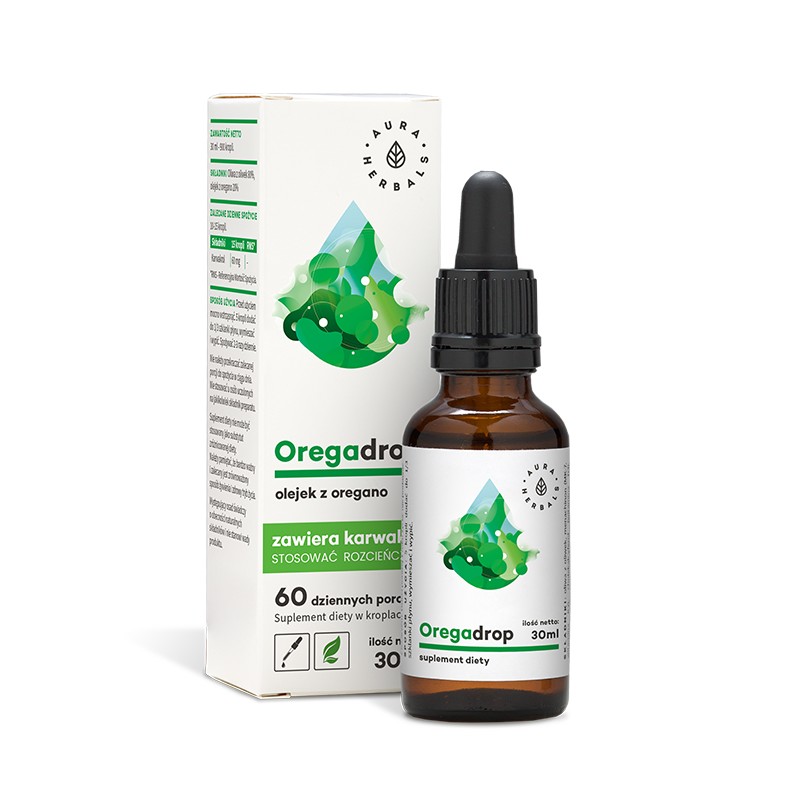 Oregadrop 30 ml Olejek z oregano Aura Herbals karwakrol