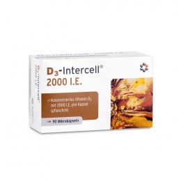 Witamina D3 Intercell 2000 I.E. 90 kaps.  Mito-Pharma cholekalcyferol 50 µg