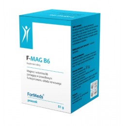 F-MAG B6 magnez + witamina B6 - 51g Formeds cytrynian magnezu chlorowodorek pirydoksyny