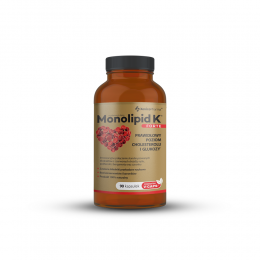 Monolipid K Forte 90 kaps. Xenico Pharma ekstrakt z czerwonego ryżu monakolina fitostatyna ekstrakt z bergamoty