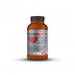 Monolipid K 90 kaps. Xenico Pharma ekstrakt z czerwonego ryżu monakolina czosnek koenzym Q10 chrom Wit. B6 B12