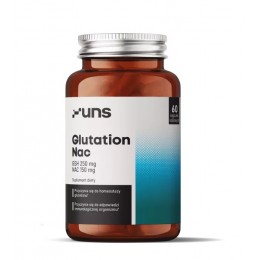 Glutation Nac 60 kaps. UNS GSH NAC glutation zredukowany N-acetylo-L-cysteina