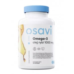 Omega-3 olej rybi 120 kaps. Osavi kwas eikozapentaenowy kwas dokozaheksaenowy DHA EPA