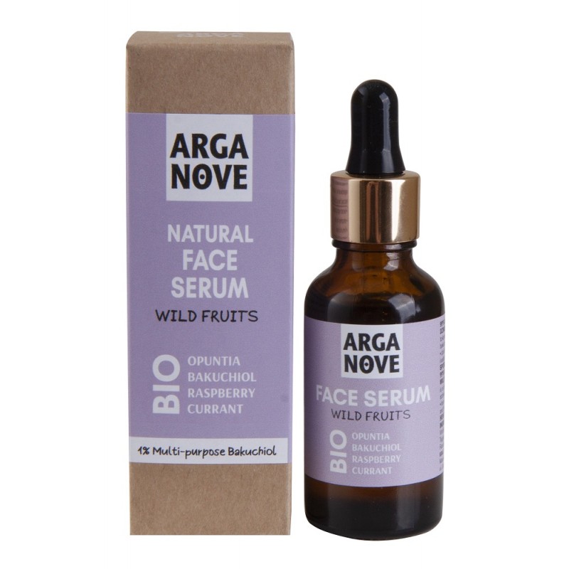 Serum do twarzy liftingujące Dzikie Owoce 30ml ArgaNove bakuchiol malina porzeczka