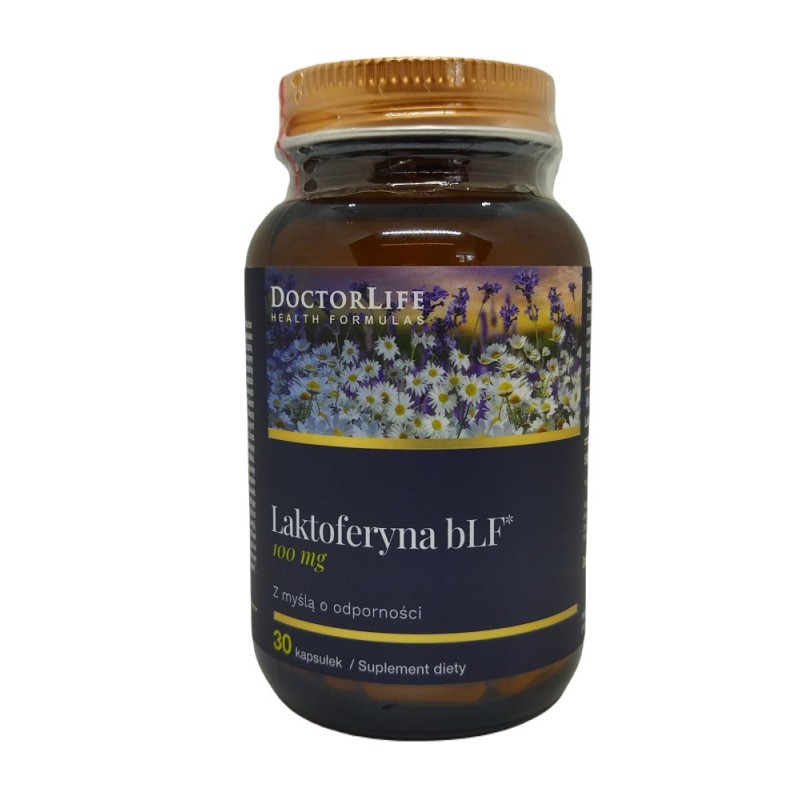 Laktoferyna bLF 30 kaps. DoctorLife laktoferyna z serwatki mleka bovine lactoferrin