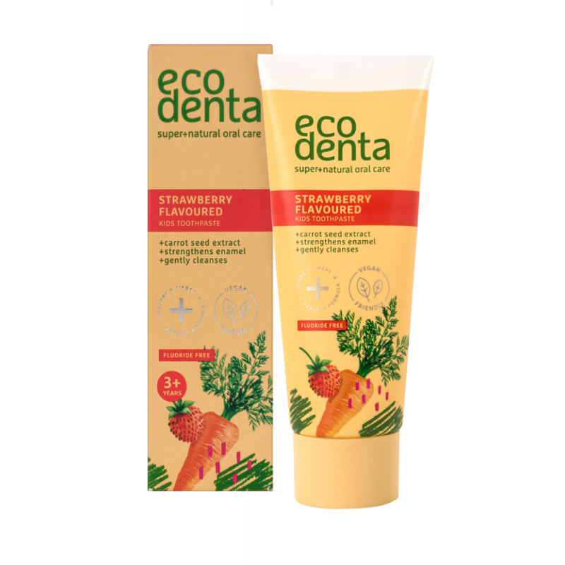 Pasta dla dzieci o smaku Truskawkowym 75ml Ecodenta
