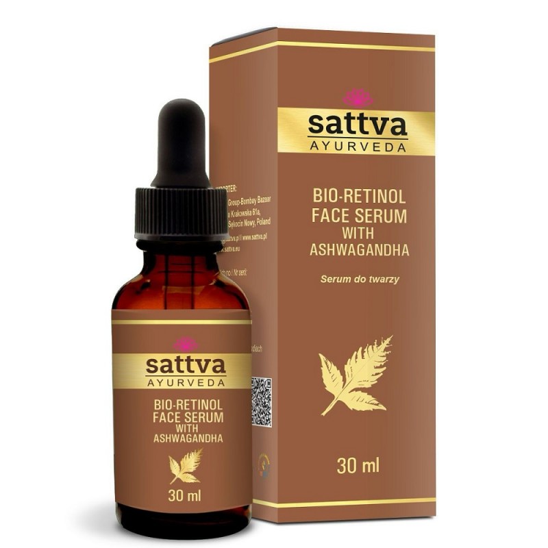 Serum do twarzy Bio Retinol z Ashwagandhą 30ml Sattva Ayurveda