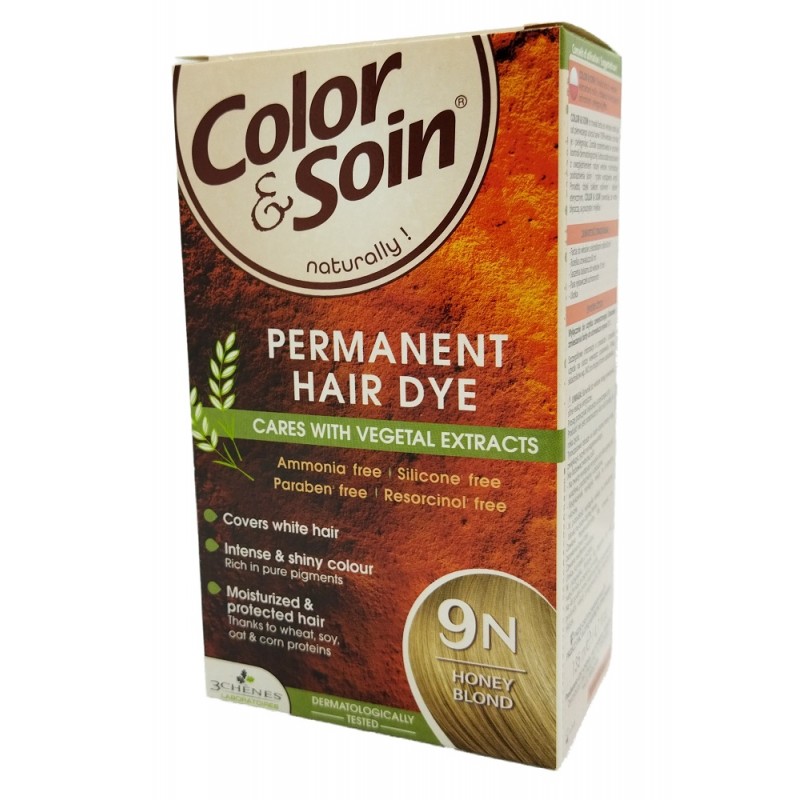 Trwała farba Color & Soin blond miodowy 9N