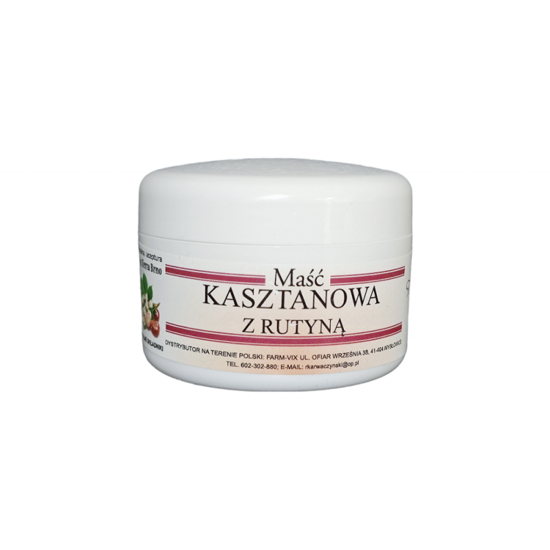 Maść kasztanowa z rutyną 50ml Farm-Vix kasztanowiec rutyna  Aesculus hippocastanum Rutin