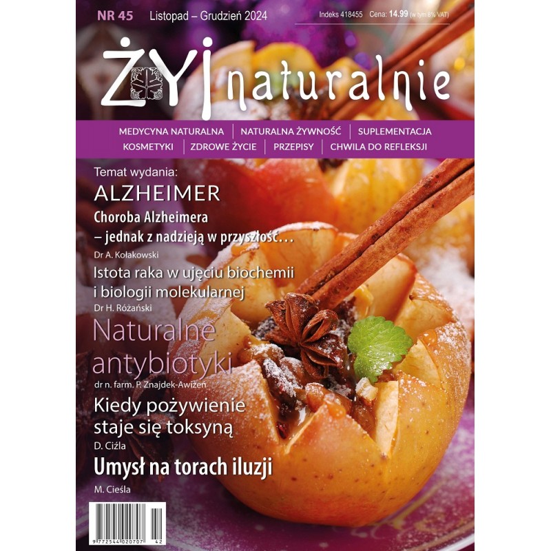 Czasopismo "Żyj Naturalnie" listopad-grudzień 2024 nr 45