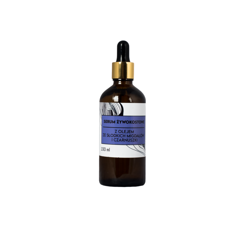 Serum żywokostowe z olejem ze słodkich migdałów i czarnuszki 100ml BJK BIO