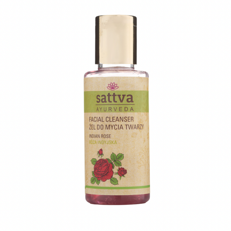 Żel do mycia twarzy róża indyjska 100ml Sattva Ayurveda