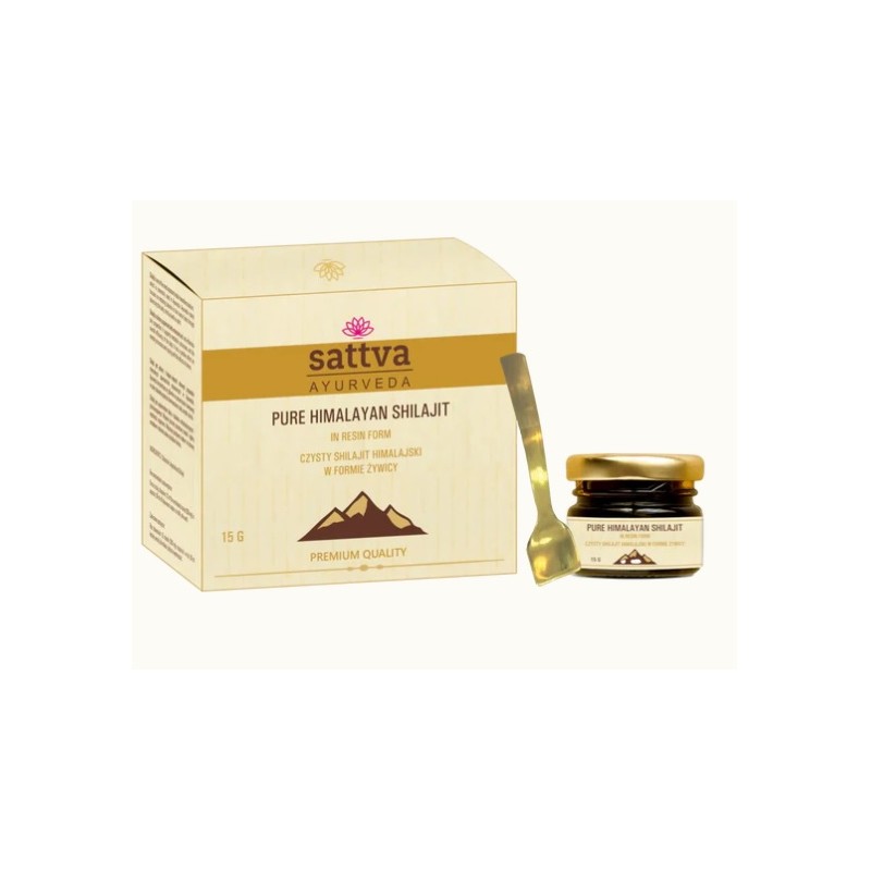 Shilajit himalajski czysty 15g Sattva Ayurveda