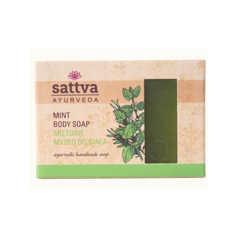 Mydło do ciała miętowe 125g Sattva Ayurveda