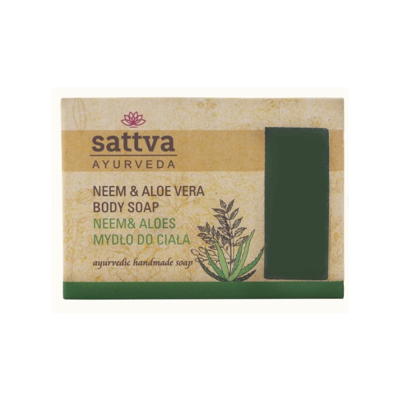 Mydło do ciała neem & aloes 125g Sattva Ayurveda
