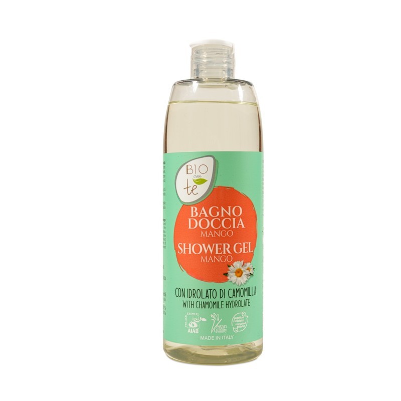 Żel pod prysznic Mango z ekologicznym hydrolatem z rumianku 400ml AIAB Pierpaoli Bioconte
