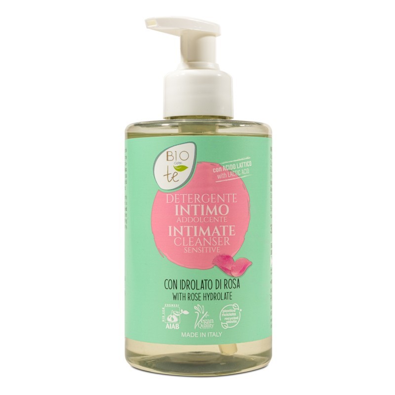 Płyn do higieny intymnej z ekologicznym hydrolatem różanym 300ml AIAB Pierpaoli Biocontè