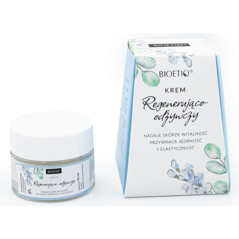 Krem do twarzy regenerująco - odżywczy 50ml Bioetiq olej jojoba olej avocado olej arganowy masło shea